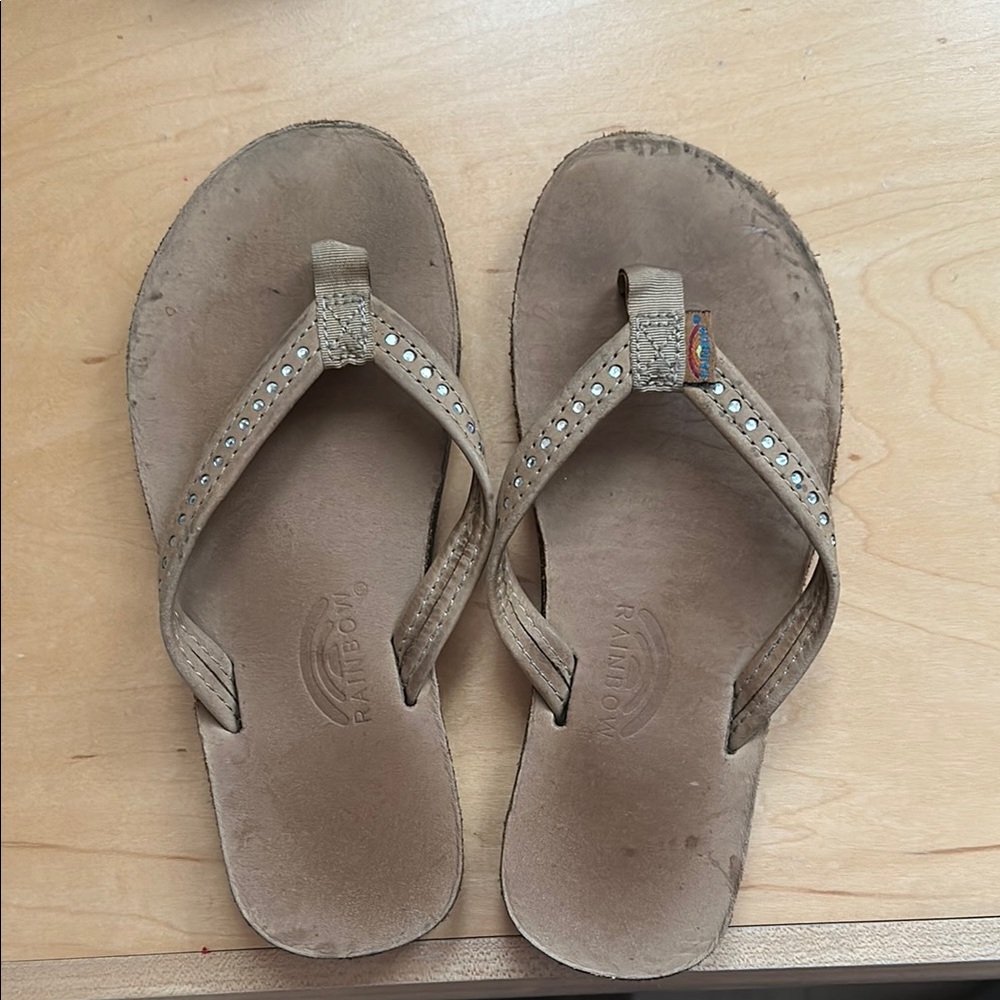 Rainbow kids Tan Sandals